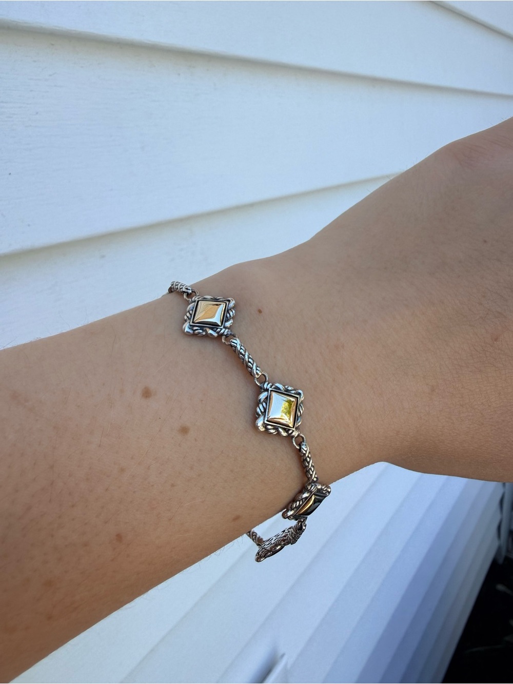 JAI by John Hardy Bracelet 14k Gold 925 Sterling Silver Bracelet